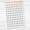 Bible Study & Church Icons | Clear Matte Planner Stickers | F-006-CM