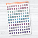 Bible Study & Church Icons | Clear Matte Planner Stickers | F-006-CM