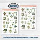 St. Patrick’s Day | Weekly Sticker Kit for Vertical Planners like Erin Condren | Emerald Isle | KIT-512-A