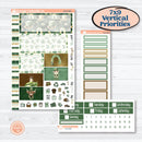 St. Patrick’s Day | Plum Vertical Priorities 7x9 Planner Kit Stickers | Emerald Isle | KIT-512-H
