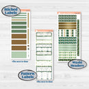 St. Patrick’s Day | A5 Daily Duo Planner Kit Stickers | Emerald Isle | KIT-512-J