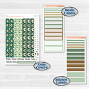 St. Patrick’s Day | 7x9 Plum Daily Planner Kit Stickers | Emerald Isle | KIT-512-L