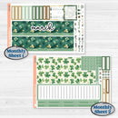 St. Patrick’s Day | 7x9 Erin Condren Life Planner Monthly & Dashboard Sticker Kit | Emerald Isle | KIT-512-N