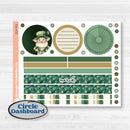St. Patrick’s Day | A5 Plum Monthly & Dashboard Planner Kit Stickers | Emerald Isle | KIT-512-P