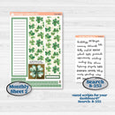 St. Patrick’s Day | 7x9 Plum Monthly & Dashboard Planner Kit Stickers | Emerald Isle | KIT-512-Q