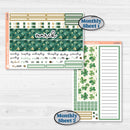 St. Patrick’s Day | 8.5x11 Plum Monthly & Dashboard Planner Kit Stickers | Emerald Isle | KIT-512-R