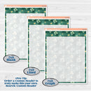 St. Patrick’s Day | A5 or 7x9 Create Your Own Monthly or Dashboard Universal | Monthly & Reading Log Sticker Kit | Emerald Isle | KIT-512-U