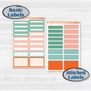 Playful March Florals | Weekly Add-On Labels Planner Kit Stickers | Millie | KIT-513-C