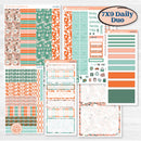 Playful March Florals | 7x9 Erin Condren Daily Duo Planner Kit Stickers | Millie | KIT-513-K