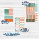 Playful March Florals | 7x9 Plum Daily Planner Kit Stickers | Millie | KIT-513-L