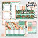 Playful March Florals | 7x9 Erin Condren Life Planner Monthly & Dashboard Sticker Kit | Millie | KIT-513-N