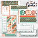 Playful March Florals | 7x9 Plum Monthly & Dashboard Planner Kit Stickers | Millie | KIT-513-Q