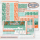 Playful March Florals | Laurel Denise Nancy Large & Anne Large Planner Kit Stickers | Millie | KIT-513-V