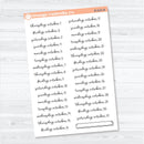 2026 Dates of the Month Stickers | F18 | Planner Stickers | B-830-835-B