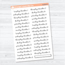 2026 Dates of the Month Stickers | F18 | Planner Stickers | B-830-835-B