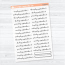 2026 Dates of the Month Stickers | F18 | Clear Matte Planner Stickers | B-830–835-BCM