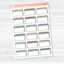 Large Top Spiral Journaling Labels | Planner Stickers | C-474