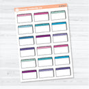 Large Top Spiral Journaling Labels | Planner Stickers | C-474