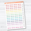 Bible Study Script Stickers | Faith Based Planner & Bible Journaling Stickers | F-007