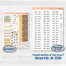 Early Spring Florals | Hobonichi Cousin Weekly & Daily Planner Kit Stickers | Grow | KIT-514-E
