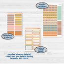 Early Spring Florals | 7x9 Plum Daily Planner Kit Stickers | Grow | KIT-514-L