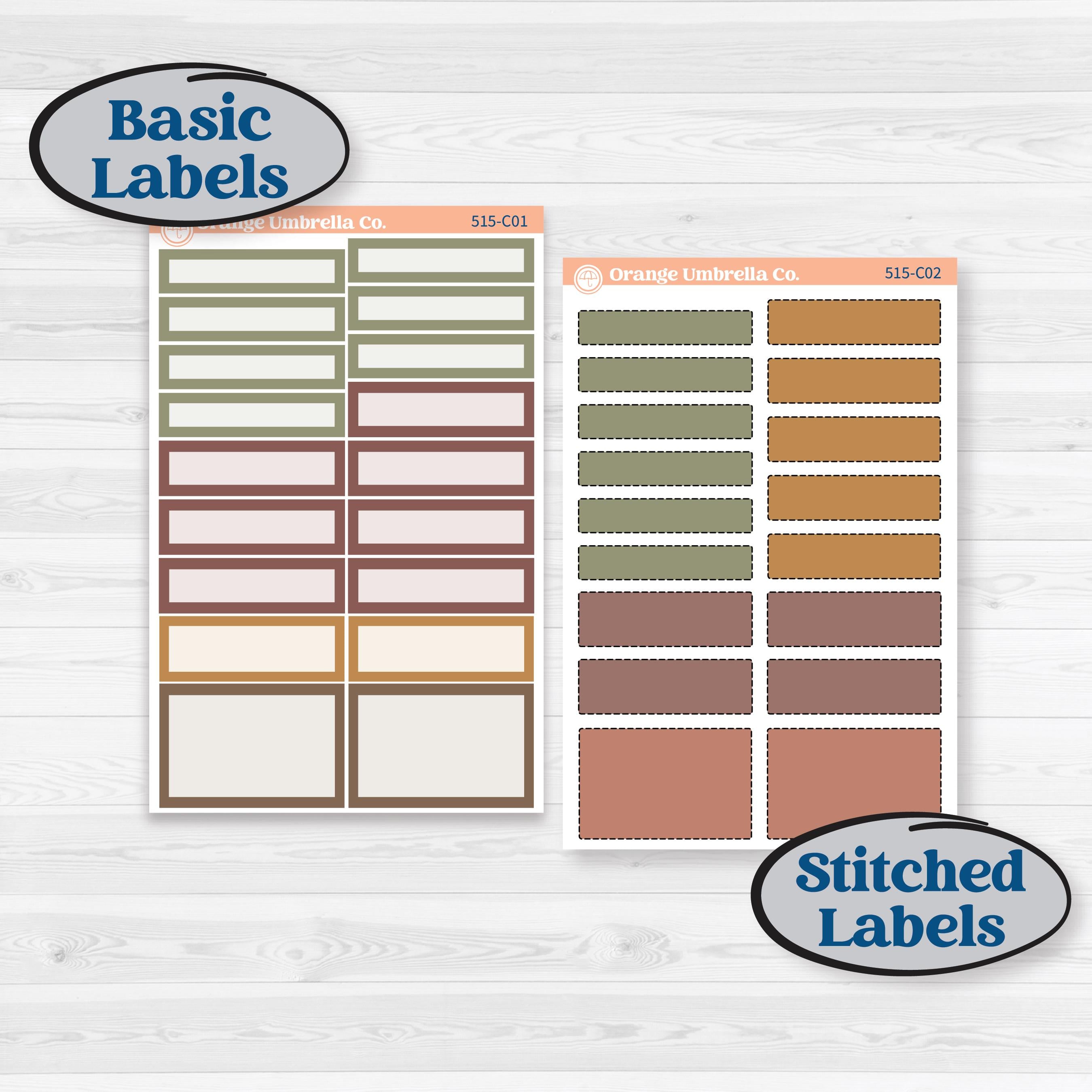 Houseplants & Plants Kit | Weekly Add-On Labels Planner Kit Stickers | Aloe There | KIT-515-C