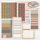 Houseplants & Plants Kit | 7x9 Erin Condren Daily Duo Planner Kit Stickers | Aloe There | KIT-515-K