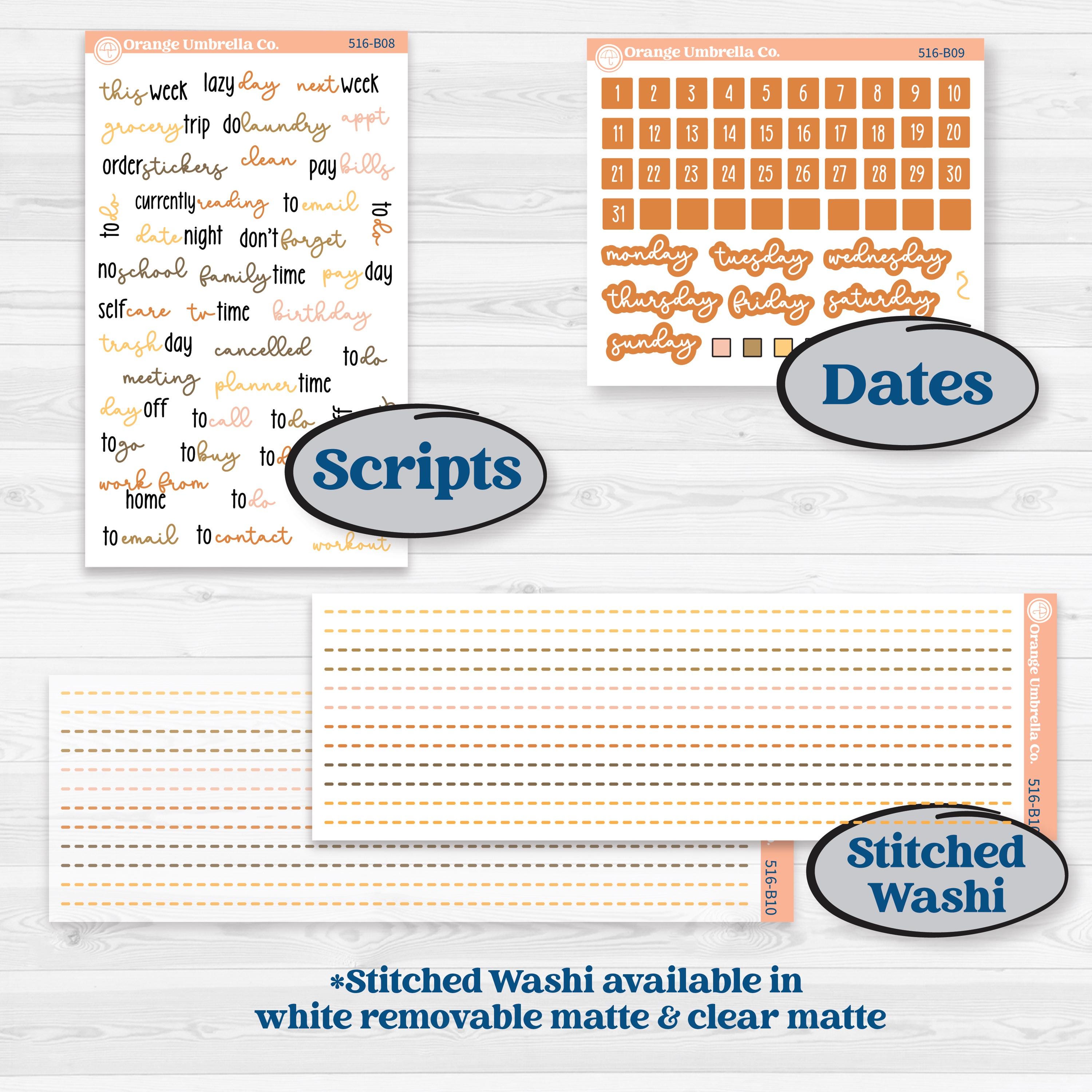 Spring Birds | Weekly Add-On Planner Kit Stickers | Nectar | KIT-516-B