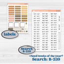 Spring Birds | Hobonichi Weeks Weekly Planner Kit Stickers | Nectar | KIT-516-F