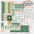 St. Patrick’s Day | Weekly Add-On Planner Kit Stickers | Emerald Isle | KIT-512-B