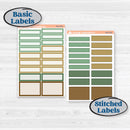 St. Patrick’s Day | Weekly Add-On Labels Planner Kit Stickers | Emerald Isle | KIT-512-C