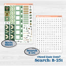 St. Patrick’s Day | Hobonichi Weeks Weekly Planner Kit Stickers | Emerald Isle | KIT-512-F