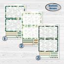 St. Patrick’s Day | A5 Daily Duo Planner Kit Stickers | Emerald Isle | KIT-512-J