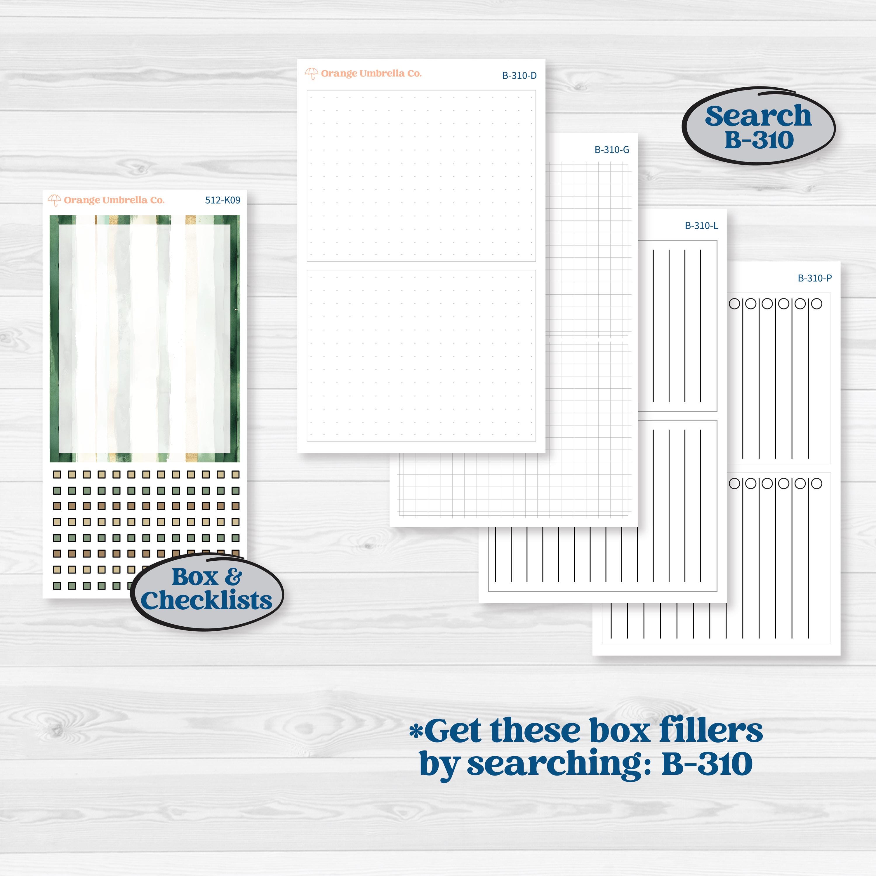 St. Patrick’s Day | 7x9 Erin Condren Daily Duo Planner Kit Stickers | Emerald Isle | KIT-512-K