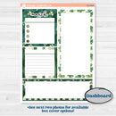 St. Patrick’s Day | 7x9 Erin Condren Life Planner Monthly & Dashboard Sticker Kit | Emerald Isle | KIT-512-N