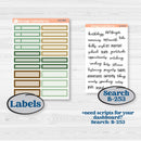 St. Patrick’s Day | 8.5x11 Plum Monthly & Dashboard Planner Kit Stickers | Emerald Isle | KIT-512-R