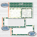 St. Patrick’s Day | 8.5x11 Plum Monthly & Dashboard Planner Kit Stickers | Emerald Isle | KIT-512-R