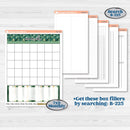 St. Patrick’s Day | A5 or 7x9 Create Your Own Monthly or Dashboard Universal | Monthly & Reading Log Sticker Kit | Emerald Isle | KIT-512-U