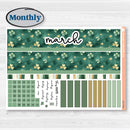 St. Patrick’s Day | Laurel Denise Scout Large Planner Kit Stickers | Emerald Isle | KIT-512-W