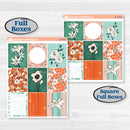 Playful March Florals | Weekly Sticker Kit for Vertical Planners like Erin Condren | Millie | KIT-513-A