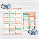 Playful March Florals | Weekly Add-On Labels Planner Kit Stickers | Millie | KIT-513-C