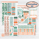 Playful March Florals | Journaling or Scrapbooking Kit | Creative Junk Journal Planner Stickers | Millie | KIT-512-D