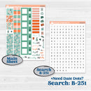 Playful March Florals | Hobonichi Weeks Weekly Planner Kit Stickers | Millie | KIT-513-F