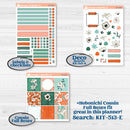 Playful March Florals | Erin Condren Weekly Dashboard Planner Kit Stickers | Millie | KIT-513-G