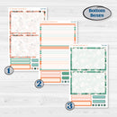 Playful March Florals | A5 Daily Duo Planner Kit Stickers | Millie | KIT-513-J