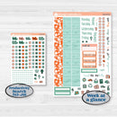 Playful March Florals | 7x9 Erin Condren Daily Duo Planner Kit Stickers | Millie | KIT-513-K