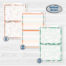 Playful March Florals | 7x9 Erin Condren Daily Duo Planner Kit Stickers | Millie | KIT-513-K