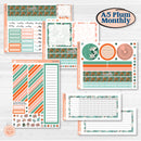 Playful March Florals | A5 Plum Monthly & Dashboard Planner Kit Stickers | Millie | KIT-513-P
