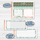 Playful March Florals | 7x9 Plum Monthly & Dashboard Planner Kit Stickers | Millie | KIT-513-Q
