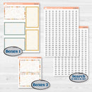 Early Spring Florals | 7x9 Plum Daily Planner Kit Stickers | Grow | KIT-514-L